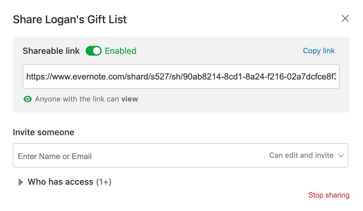How To Use Evernote To Save Gift Ideas